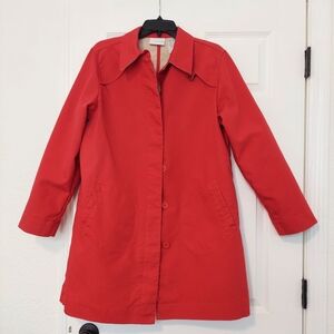 Liz Claiborne Red Trench Coat